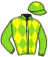 casaque portée par Guedj-gay G. jockey du cheval de course LE RAIS, information pmu ZETURF