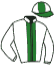casaque portée par Lauron M. jockey du cheval de course AL SEEJ, information pmu ZETURF casaque portée par Lauron M. jockey du cheval de course AL SEEJ, information pmu ZETURF