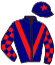 casaque portée par Paillard S. jockey du cheval de course LAD DU BOURG, information pmu ZETURF