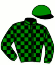 casaque portée par Dubourg K. jockey du cheval de course MADISON, information pmu ZETURF