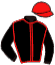 casaque portée par Eyquem Jb. jockey du cheval de course VIATORE, information pmu ZETURF