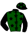 casaque portée par Meyer Mlle M. jockey du cheval de course LINDOR DE BOZOULS, information pmu ZETURF