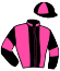 casaque portée par Ruault M. J. jockey du cheval de course KOBLENZA DAIRPET, information pmu ZETURF casaque portée par Ruault M. J. jockey du cheval de course KOBLENZA DAIRPET, information pmu ZETURF
