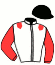 casaque portée par Dubourg K. jockey du cheval de course WORTH IT, information pmu ZETURF