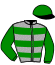 casaque portée par Morin D. jockey du cheval de course JOCKER DE TANUES, information pmu ZETURF