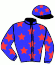 casaque portée par Baudron Mme Ama. jockey du cheval de course PARK OF DIAMOND, information pmu ZETURF