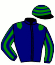 casaque portée par Hayeres Fouchard Mme L. jockey du cheval de course DELTA SPIRIT, information pmu ZETURF