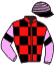 casaque portée par Tett Fre. jockey du cheval de course FULL GAIN, information pmu ZETURF