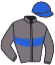 casaque portée par Hondier Jad jockey du cheval de course OCEAN, information pmu ZETURF