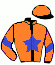 casaque portée par Lauron M. jockey du cheval de course KERDINA, information pmu ZETURF