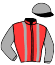 casaque portée par Chavatte J. jockey du cheval de course LOUVE D'ENFER, information pmu ZETURF