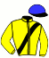 casaque portée par Sourice Mme Emi. jockey du cheval de course FLEURON DU RYS, information pmu ZETURF casaque portée par Sourice Mme Emi. jockey du cheval de course FLEURON DU RYS, information pmu ZETURF