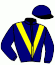 casaque portée par Reveley J. jockey du cheval de course SAINT PATIS, information pmu ZETURF