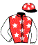 casaque portée par Reveley J. jockey du cheval de course GALLOX, information pmu ZETURF casaque portée par Reveley J. jockey du cheval de course GALLOX, information pmu ZETURF