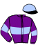 casaque portée par Broust F. jockey du cheval de course CAMILLE PHIL (FR), information pmu ZETURF