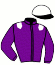 casaque portée par Daougabel M. jockey du cheval de course HIDAO DE LA GOUTTE (FR), information pmu ZETURF