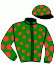 casaque portée par Nicco Mlle A. jockey du cheval de course THE MAN DU VIVIEN (FR), information pmu ZETURF