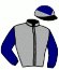 casaque portée par Grosso Mlle L. jockey du cheval de course HELLO ELLA (FR), information pmu ZETURF