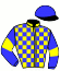 casaque portée par Hardouin E. jockey du cheval de course KEYFLOWER (FR), information pmu ZETURF