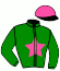 casaque portée par Ruis S. jockey du cheval de course MISS HIMALAYA (FR), information pmu ZETURF