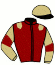 casaque portée par Lefebvre F. jockey du cheval de course DONTELLYOURMOTHER (IE), information pmu ZETURF