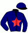 casaque portée par Rocherulle M. jockey du cheval de course EVA ANGANO (FR), information pmu ZETURF