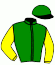 casaque portée par Boutin Hug. jockey du cheval de course SALAR ISLAND, information pmu ZETURF