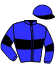 casaque portée par Besson F. jockey du cheval de course IGLESIA (FR), information pmu ZETURF