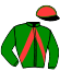 casaque portée par Guenon J. M. jockey du cheval de course ILMYRA, information pmu ZETURF