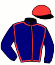 casaque portée par Leveau Th. jockey du cheval de course JUGURTHA POLKA, information pmu ZETURF