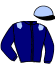 casaque portée par Grosbot R. jockey du cheval de course IRIS DES GOURS, information pmu ZETURF