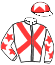 casaque portée par Pasquier S. jockey du cheval de course BLESS, information pmu ZETURF