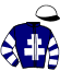 casaque portée par Seiler Ph. jockey du cheval de course HERCULE DE BANOMME, information pmu ZETURF casaque portée par Seiler Ph. jockey du cheval de course HERCULE DE BANOMME, information pmu ZETURF
