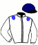 casaque portée par Le Beller T. jockey du cheval de course ISTRIA, information pmu ZETURF casaque portée par Le Beller T. jockey du cheval de course ISTRIA, information pmu ZETURF