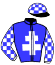 casaque portée par Duperche Mlle E. jockey du cheval de course GODZILLA VICI, information pmu ZETURF casaque portée par Duperche Mlle E. jockey du cheval de course GODZILLA VICI, information pmu ZETURF