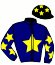 casaque portée par Raffin E. jockey du cheval de course IMPERATOR D'EM, information pmu ZETURF