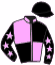 casaque portée par Piccone T. jockey du cheval de course THEATRICALLY, information pmu ZETURF