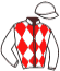 casaque portée par Lecoeuvre C. jockey du cheval de course DESERT ROSE, information pmu ZETURF