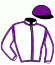 casaque portée par Grandin M. jockey du cheval de course ASPEN, information pmu ZETURF