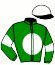 casaque portée par Hardouin E. jockey du cheval de course SUCCUBA, information pmu ZETURF