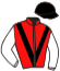 casaque portée par Pacaut Mme Cor. jockey du cheval de course LA CARRA, information pmu ZETURF