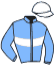 casaque portée par Raffestin J. jockey du cheval de course KOBE EIGHT, information pmu ZETURF