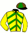 casaque portée par Duperche A. jockey du cheval de course KEEP COOL BELRI, information pmu ZETURF