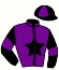 casaque portée par Lerenard A. jockey du cheval de course LADY DES GRAVELS, information pmu ZETURF