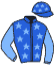 casaque portée par Bourgeais A. jockey du cheval de course KAFEINE, information pmu ZETURF casaque portée par Bourgeais A. jockey du cheval de course KAFEINE, information pmu ZETURF