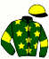 casaque portée par Lebouc Hug. jockey du cheval de course KALINE DE L'AIR, information pmu ZETURF casaque portée par Lebouc Hug. jockey du cheval de course KALINE DE L'AIR, information pmu ZETURF