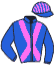 casaque portée par Bertin Lil. jockey du cheval de course KISS THE MOON, information pmu ZETURF casaque portée par Bertin Lil. jockey du cheval de course KISS THE MOON, information pmu ZETURF
