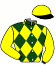 casaque portée par Pouchin A. jockey du cheval de course O'WOOD, information pmu ZETURF casaque portée par Pouchin A. jockey du cheval de course O'WOOD, information pmu ZETURF
