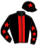 casaque portée par Banz Mlle C. jockey du cheval de course ASTRA DREAM, information pmu ZETURF casaque portée par Banz Mlle C. jockey du cheval de course ASTRA DREAM, information pmu ZETURF