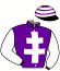 casaque portée par Bachelot T. jockey du cheval de course MARIE MANCINI, information pmu ZETURF casaque portée par Bachelot T. jockey du cheval de course MARIE MANCINI, information pmu ZETURF